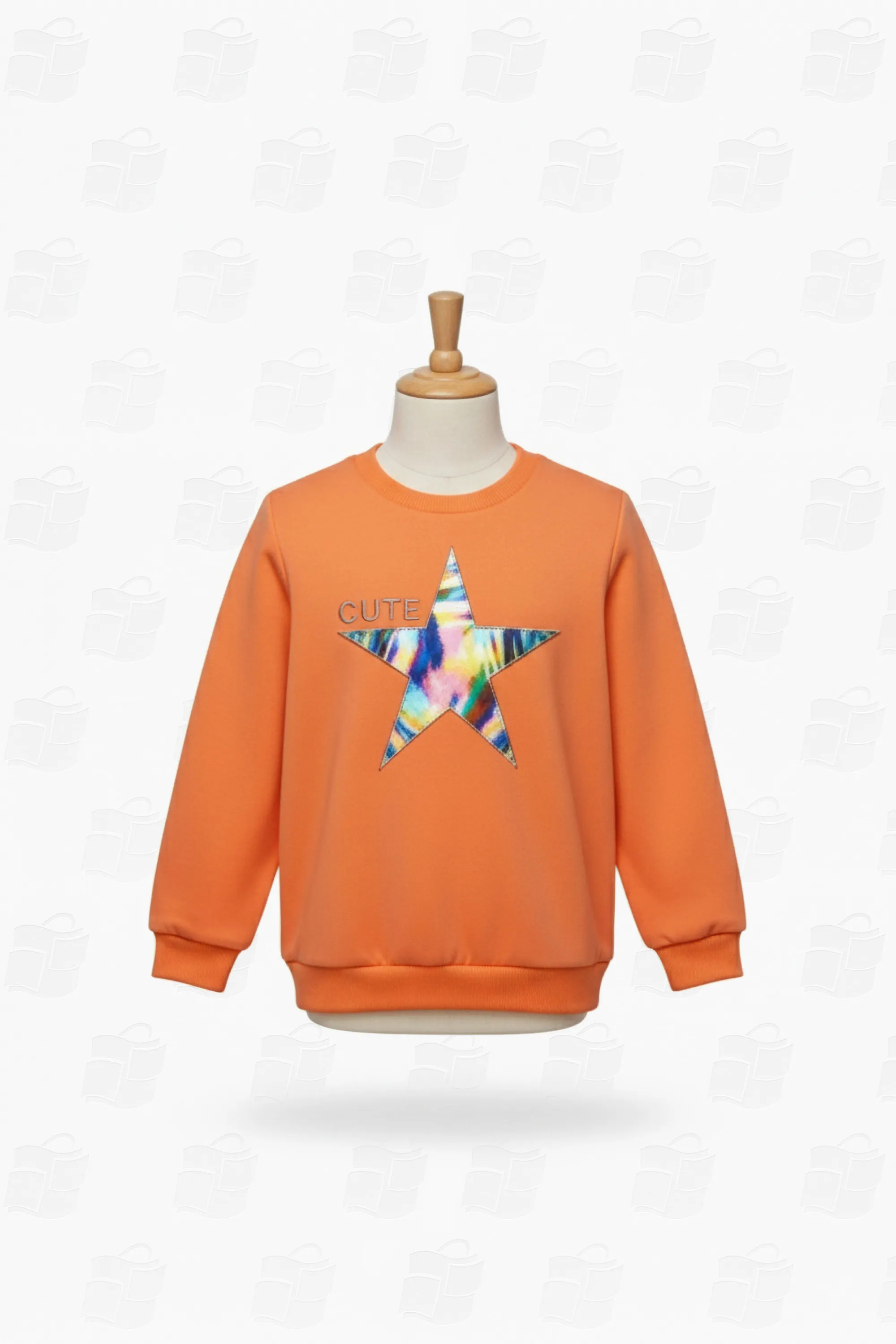 GIRL'S L/S PULLOVER (CL/MIX/28-4)